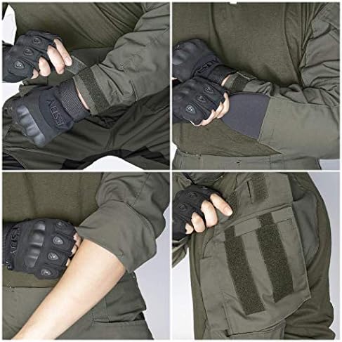 IDOGEAR MEN G3 Camisa de combate com cotovelo Pads Rápida Assalto Longo Camisa de Manga Longa Casa Militar Tática Airsoft Clothing