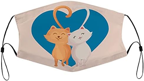 MODEN Reutilable lavable roupas de segurança máscaras de poeira tampas de boca imprimida casal fofo de pintura de animais para saúde