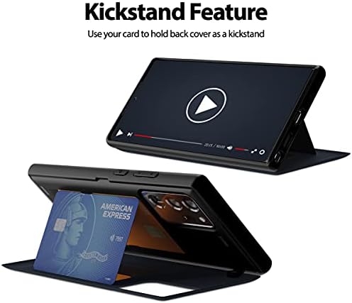 GOOSPERY PARA SAMSUNG Galaxy Note 20 Ultra 6,9 Caixa da carteira do suporte para cartões, encerramento de portas magnéticas