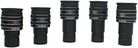 Kit de Acessórios para Microscópio para Adultos Planetary Eyepieces 2.5/3.2/4/4,5/5/6/7/7,5/8/9 mm de comprimento Laboratório