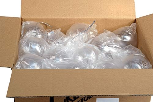 Creative Hobbies® Clear Plastic Christmas Ornament Discs 100mm Diâmetro - pacote de 12 - Ótimo para artesanato!