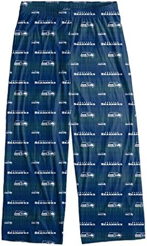 Foco Seattle Seahawks Men's Scatter Pattern Paijama Lounge Multi Color Pants