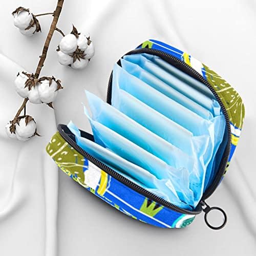 Bolsa de armazenamento de guardanapos sanitários de Oryuekan, bolsas de zíper menstrual reutilizável portátil, bolsa de