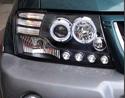 Estilo de carro Gowe para Mitsubishi Pajero V73 Faróis para V73 Lâmpada de cabeça LED LED LED LED DRL Luz frontal BI-X Temperatura de cor: 5000K; Wattage: 35K