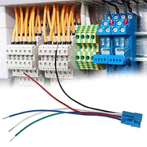 Conector de fio ftvogue 5 pinos 145 mm, plugue de soquete para interruptor de botão de 16 mm, soquetes, conversores