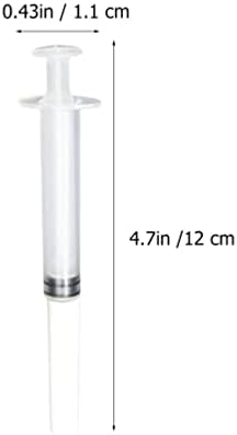 Aplicador de lubrificação de 20pcs de 20pcs Aplicador de lubrificante Lubrificante Aplicador de lubrificante pessoal Aplicadores de cera nasal Medicamento SERINGA VAGINAIS