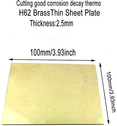 Folha de cobre Yiwango folha h62 de metal de metal fino de folha de papel alumínio de placa de placa de metal de placa