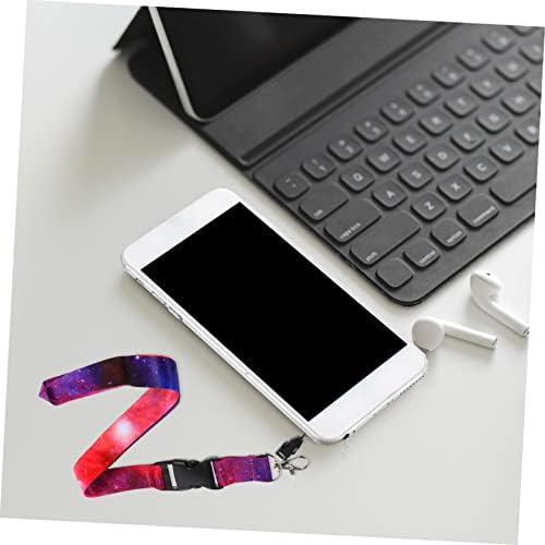 Solustre 5 PCS Cartão de identificação Pulseira de cordão para chaves pulseira de pulso pulseira pulseira telefonia