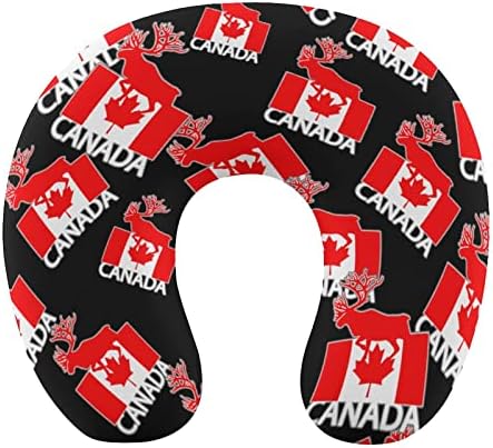 Travesseiro de pescoço da bandeira de bandeira do Canadá para o colar