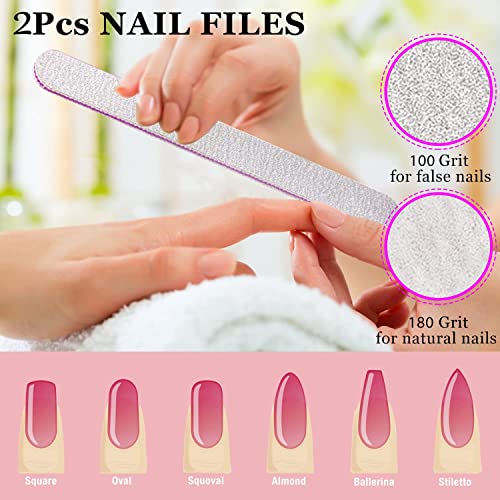 Dicas de unhas longas estiletas, aitrai 504pcs 3xl Dicas de pregos de estiletto extra longos para pregos de acrílico de acrílico para unhas de bastidura preliminar em forma de ponta pontiaguda para unhas de unhas, 12sizes