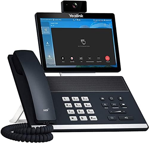 Yealink VP59 IP Phone - Corded/sem fio - com fio/sem fio - Wi -Fi, Bluetooth - Desktop - clássico cinza