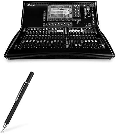 Caneta de caneta de ondas de ondas de caixa compatível com a superfície de controle Allen & Heath DLive C2500 para Mixrack - caneta capacitiva da FineTouch, caneta de caneta super precisa - jato preto