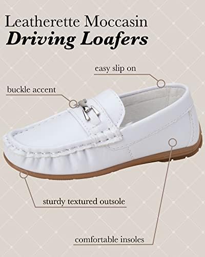 Sapatos de garotos Josmo - Mocassins de couro casual Mocassins Driving Swoafers