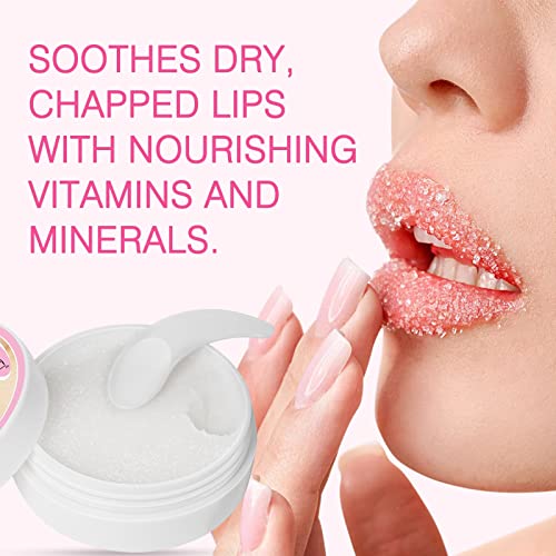 Esfoliante labial suave, tratamento de esfoliação labial para restaurar, hidratar e secar lábios seco e rachados