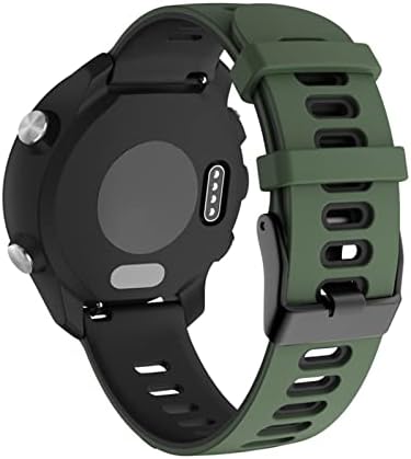 Faixa de vigilância de silicone otgkf para Garmin Forerunner 245 245m 645 Watch Strap Wrist para Garmin Vivoactive