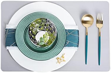 Tizhong Um conjunto de utensílios verdes de tabela de tabela de alimentos ocidentais de fivela de fivela de fivela de decoração de