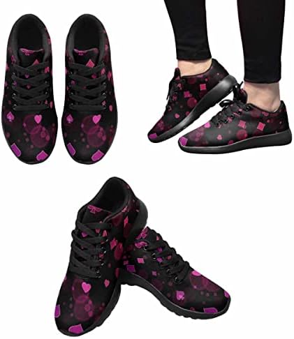 InterestPrint Athletic Walking Sapatos de viagem leves calçados casuais calçados de tênis para mulheres