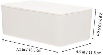 Caixa de armazenamento de lenços úmidos da caixa de hemóton 1pc Caixas de armazenamento decorativas com tampas de pálpebras