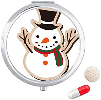 Christmas Snowman Cartoon Festival Caso Caixa de bolso da caixa de armazenamento Distribuidor de contêiner de caixa
