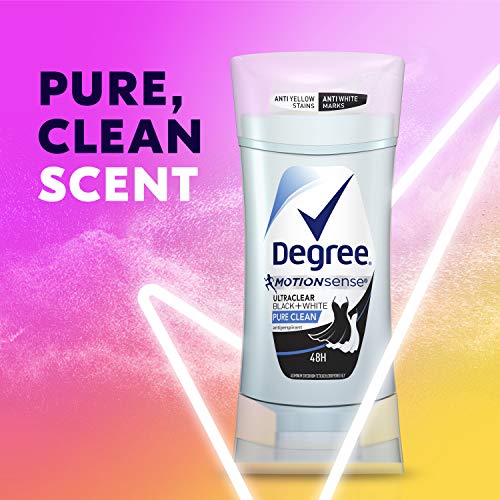 Antiperspirante ultraclear de grau para mulheres protege de manchas de desodorantes desodorantes limpos puros para