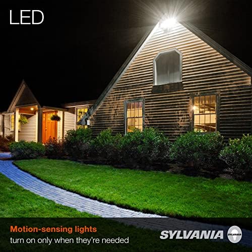 Sylvania LED Motion Ativou a lâmpada LE38 LED, 100W = 11,5W, interno/externo, 22 anos, não-minúsculo, com classificação úmida, Energy Star, 3000k, branca-1 pacote
