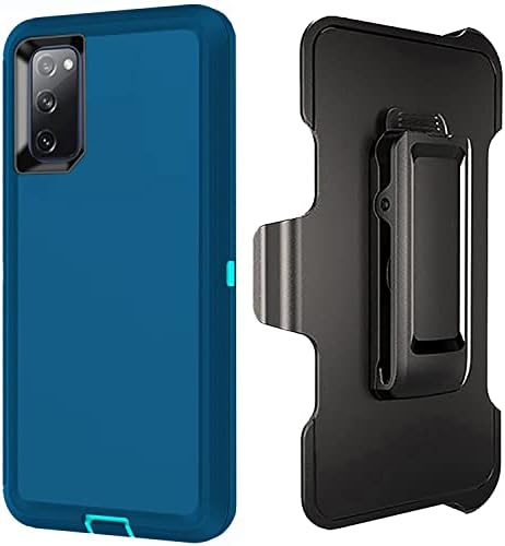 Aimoll-88 Galaxy S20 Fe 5G Case com protetor de tela Tampa pesada para Samsung S20 Fe 5g Corrente do clipe híbrido Proteção