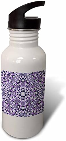 3drose abstrato geométrico floral mandala padrão design - garrafas de água