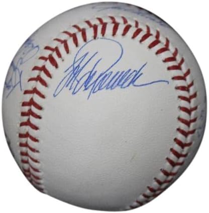 2009 New York Yankees Team assinou o World Series Baseball 9 Sigs Steiner 33949 - Bolalls autografados