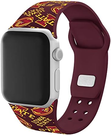 Affinity Bands Iowa State Cyclones HD Watch Band compatível com Apple Watch