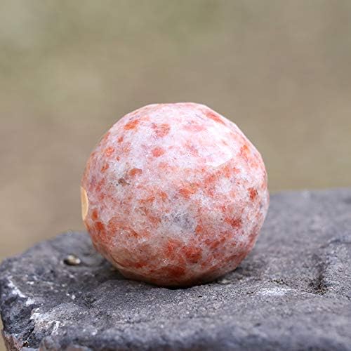 Zaicus 50 mm Sunsnstone Diamond Cut Ball com Stand Sphere Ball Pedra Lata Gemita para Cristões Cristais Cristals Para