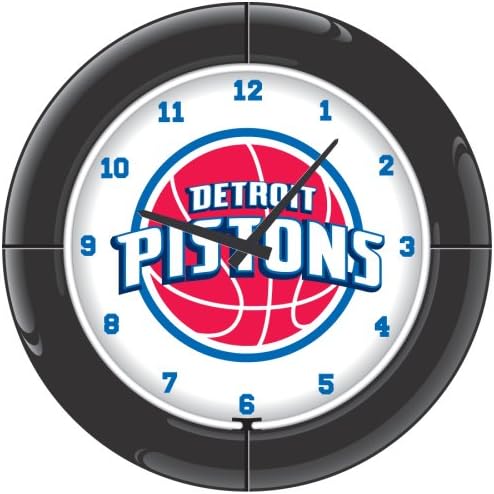 Relógio Imperial Detroit Pistons Neon