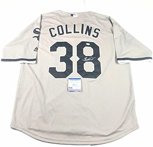 Zack Collins assinou Jersey PSA/DNA Chicago White Sox autografado - camisas MLB autografadas autografadas