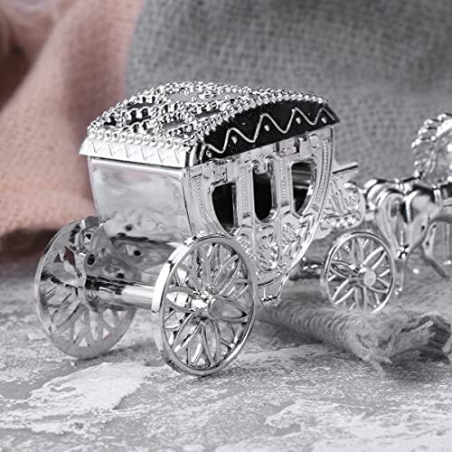 Zerodeko Princess Carriage Candy Box Wedding Party Favor Caixas Caixas de Tratamento de Chocolate Caixas de Presente de Armazenamento de Candros para Casamento Partido de Aniversário de Baby Churche