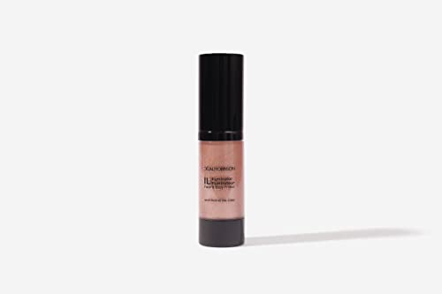 Délali Robinson Cosmetics - iluminador líquido, intensificador de brilho natural do corpo, marcador da fundação, bronzeador de