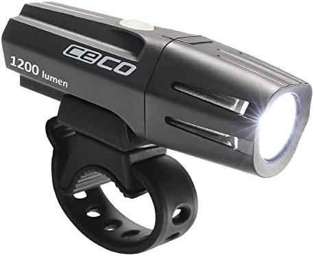 CECO-USA: 1.200 lúmen Luz de bicicleta recarregável USB-resistente à prova d'água e resistente a fl-1 resistente e resistente