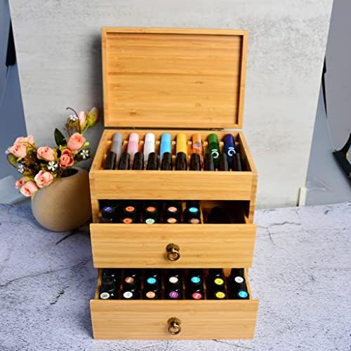 Fifor Essential Oil Storage Rack, 79 orifícios Stand Display de comprimido de batom, garrafas de 5 a 15 ml, suportes de salão de beleza para massagem petróleo cosmético garrafa