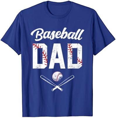 Pai de beisebol Feliz Pais Camisas do Dia dos Pais para homens Camiseta infantil