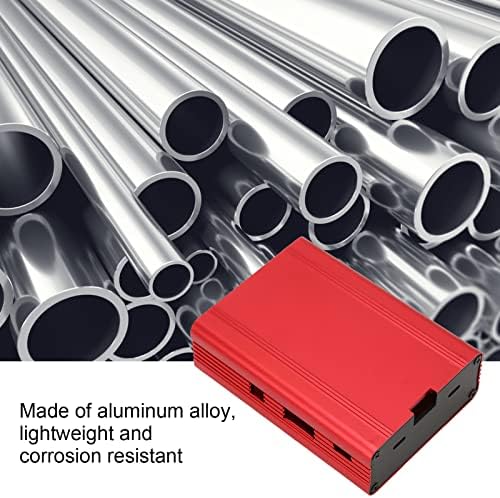 Caixa de liga de alumínio/Raspberry Pi Dissipação de calor do gabinete de metal de resfriamento passivo, caixa de proteção