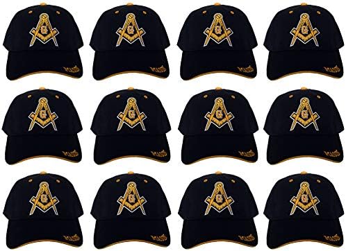 Marca de pato preto Freemason 3D Bordado Baseado Baseball Hat/Cap