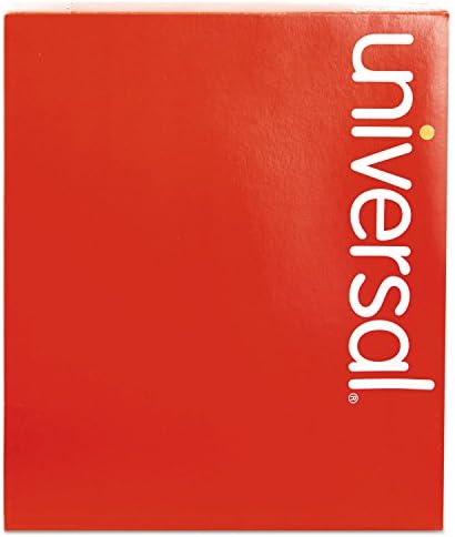 Pastas de classificação de prensas universais 10203, letra, quatro seções, vermelho rubi, 10/caixa
