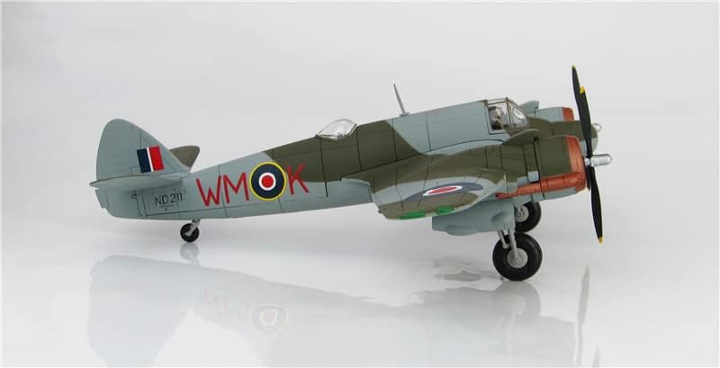 Hobby Master Air Power Series Bristol Beaufighter Mk.Vif nd. 211, Red WM-K RAF 68 Esquadrão Fairwood Airfield Common Airfield 1944 1/72 Aeronave Diecast Modelo pré-construído