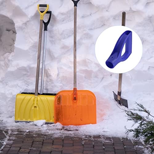Metallixity Shovel D Grip Handle 2pcs, PVC Spade Snow Shovens Substituição Puxa - Para escavar a ferramenta de jardinagem,