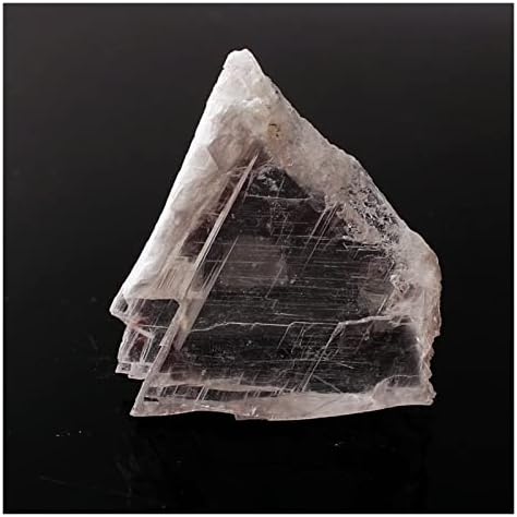 Binnanfang AC216 1PC Latia de selenita branca natural transparente gesso de gesso áspero mineral de amostra de cura cristal