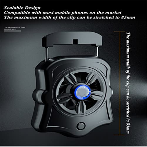 Jeusdf Universal Portable Radiator Telefone Mobile Accessorie Cooler para fã de refrigeração de jogos para telefone
