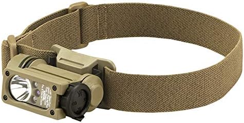 Streamlight 14514 Sidewinder 47-lúmens Compact II Modelo Militar Modelo Lanterna de Cabeça, Headstrap e Montagem do Capacete