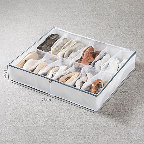 Caixa de sapato transparente Caixa de armazenamento de espaço para economia de sapatos de sapato de calço de sapato de sapato