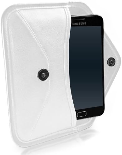 Caixa de ondas de caixa compatível com Samsung Galaxy A7 - Bolsa de Mensageiro de Couro de Elite, Caso de Caso de
