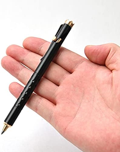 Caneta esferográfica criativa e criativa com clipe, parafuso de ação de caneta de caneta edc caneta de caneta de caneta
