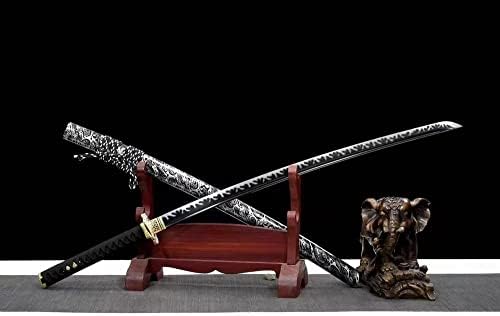 PJXC 1095 Blade de aço carbono japonês Samurai Sword Katana Sharp Katana