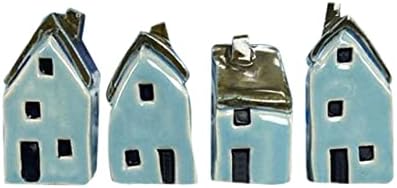 Mini casas colecionáveis ​​significativos casas pequenas casas de casa artesanato em artesanato de mesa de mesa ornamentos